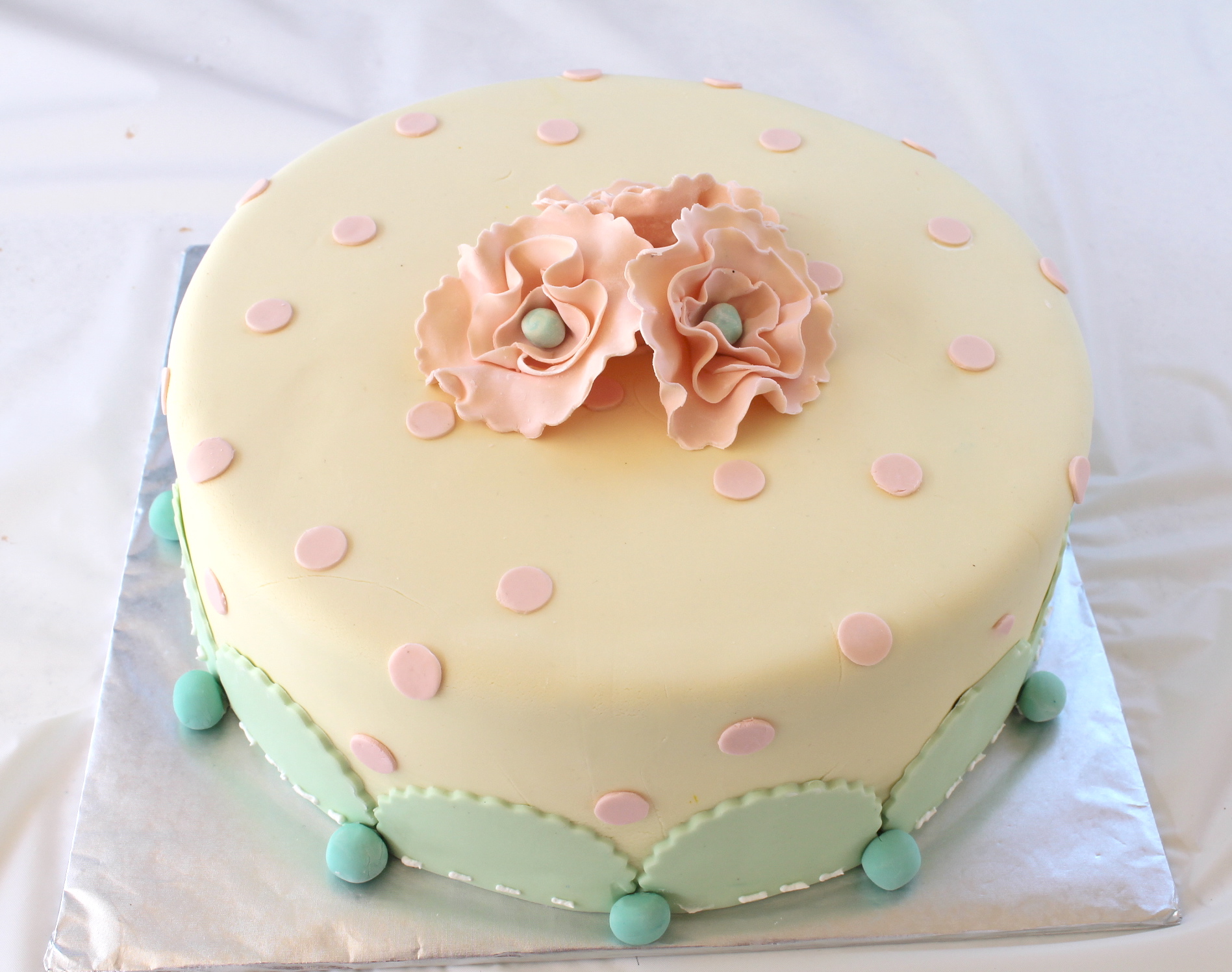 Cake Art: Sweet and Simple Baby Shower Cake